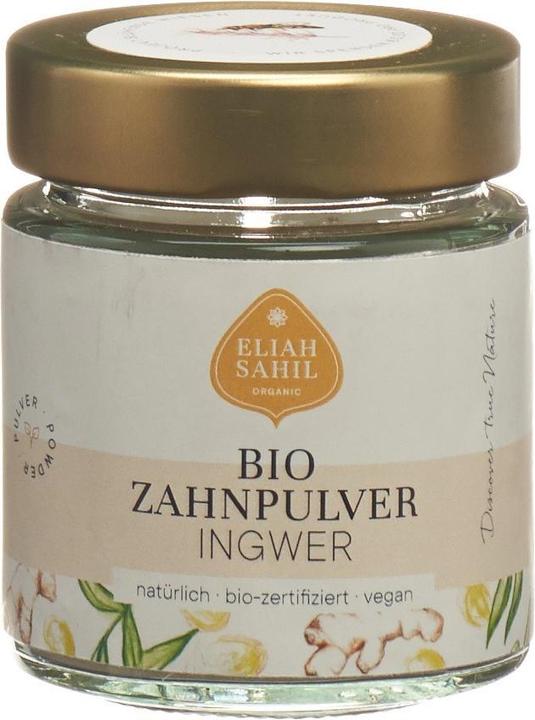 Produktbild Eliah Sahil Bio Zahnpulver INGWER - Zahnreinigung