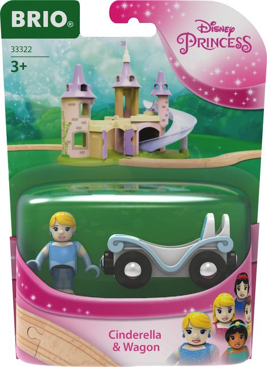 Actual product image Brio Train Disney Princess Cinderella with wagon