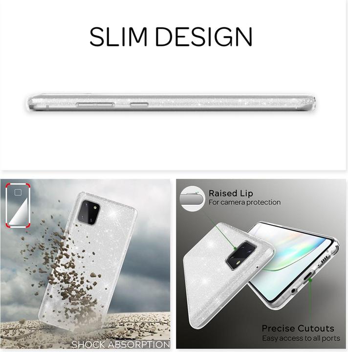 Produktbild Nalia Glitzer Hülle (Samsung Galaxy Note 10 Lite)