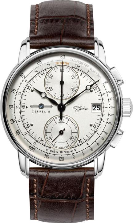 Zeppelin 100 Jahre 8670-1 (Analoguhr, Chronograph, 42 mm)