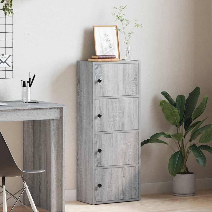 Actual product image VidaXL Bookcase Grey Sonoma 40x24x102 cm Wood-based bookcase