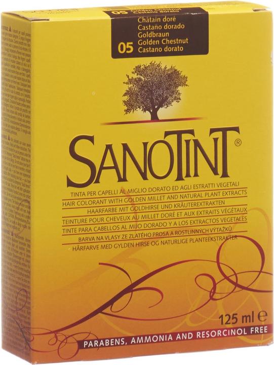 Actual product image Sanotint Hair color 05 golden brown (golden brown)