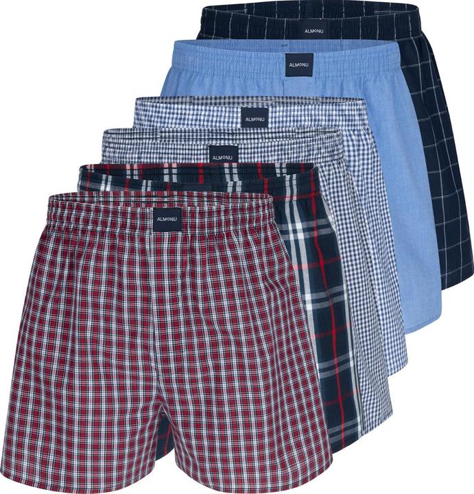 Immagine prodotto Almonu Confezione da 6 boxer Web (M, confezione da 6)