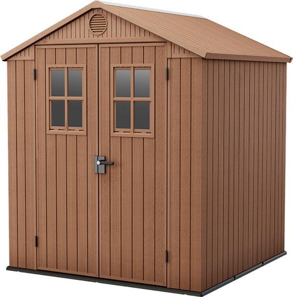 Keter Darwin 6x6 Brown With Windows