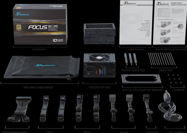 Actual product image Seasonic Focus SGX (650 W)