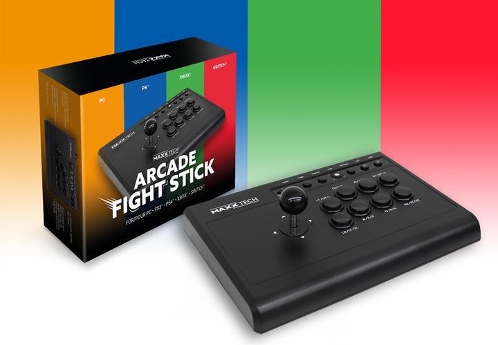 Produktbild Maxx Tech Multiplatform Arcade Fight Stick (Switch, Xbox One X, PC, Xbox One S, PS4, Android, PS3)