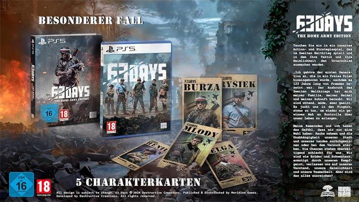 Image du produit Meridiem Games 63 Days - The National Army Edition PS-5 UK (PS5, EN)