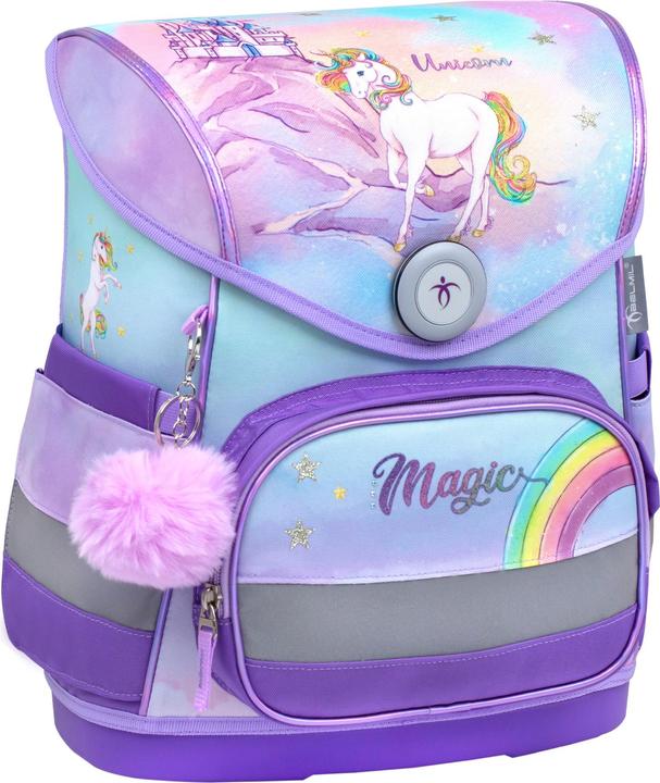 Produktbild Belmil COMPACT Schulrucksack-Set Rainbow Unicorn Magic (19 l)