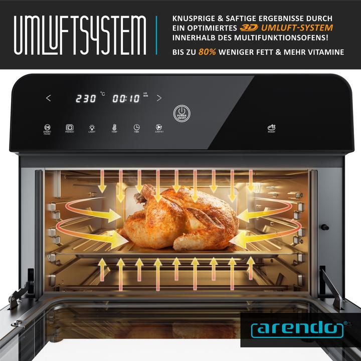 Actual product image Arendo Hot air fryer