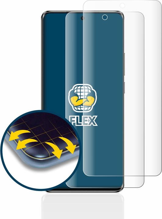 Produktbild BROTECT Full-Cover Displayschutz (2 Stück, Oppo Reno 10 Pro)
