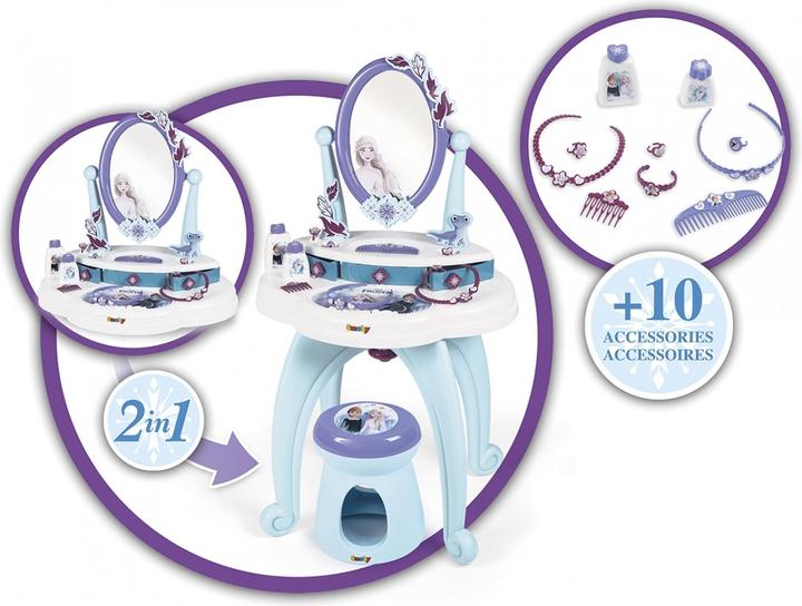 Produktbild Smoby Frozen 2 in 1 Frisiertisch