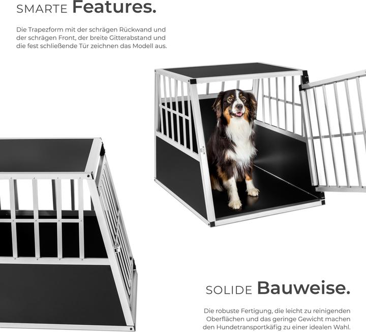 Produktbild tectake Hundetransportbox (Hund, Sicherheitsverschluss)
