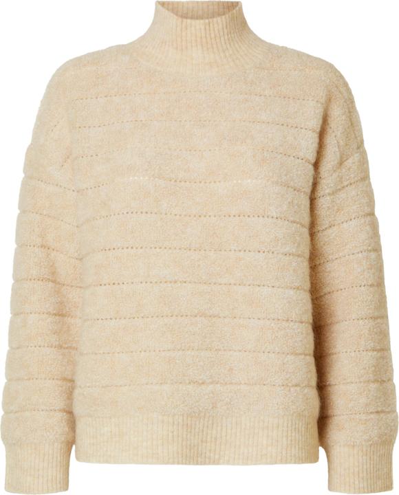 Produktbild Selected Femme Flauschiger Pullover mit hohem Kragen (M)