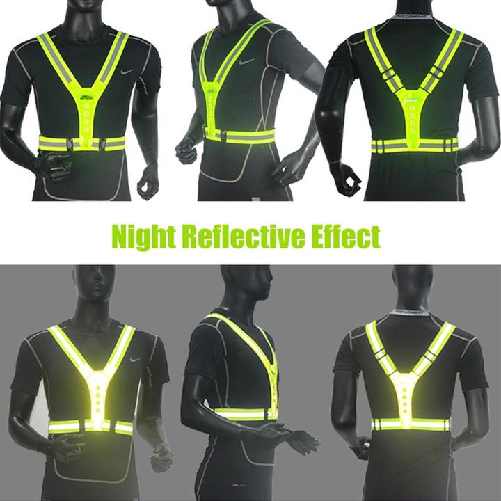Produktbild Japcell Reflektierende Weste mit LED-Licht (One Size)