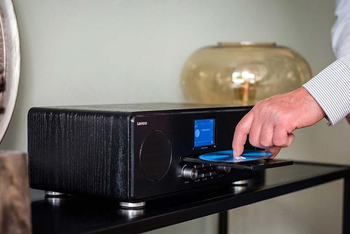 Image du produit Lenco DIR-260BK (FM, DAB+ DAB, Webradio, VHF, WiFi, Bluetooth)