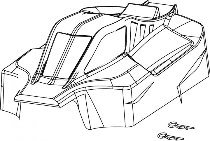 Actual product image Carson Body KOD Brushless