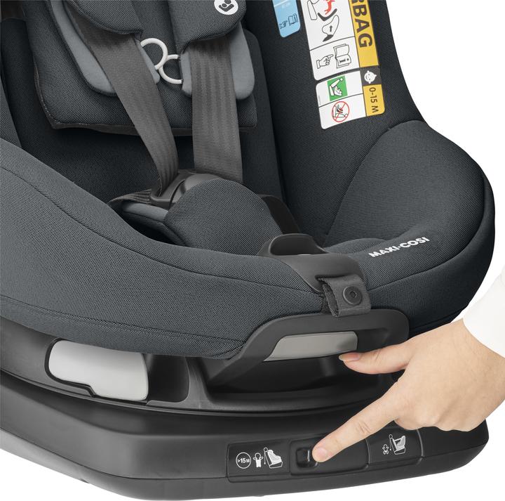 Actual product image Maxi-Cosi AxissFix Authentic Graphite (Reboarder, ECE R129/i-Size Standard)