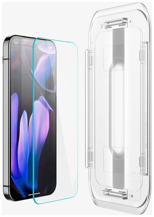 Actual product image Spigen EZ Fit Tempered Glass Clear Screen Protector Google Pixel 9 Pro XL 2-Pack (2 Piece, Google Pixel 9 Pro XL)