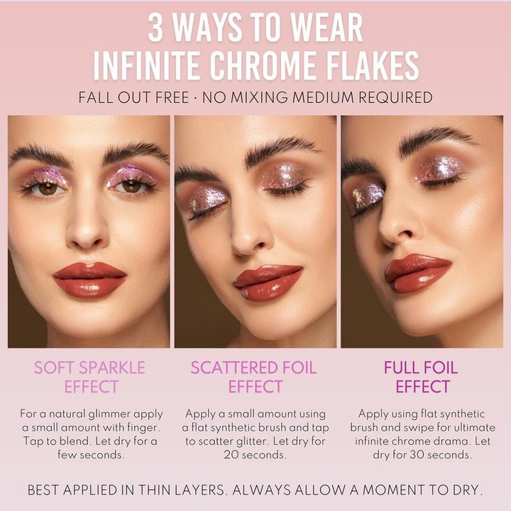 Actual product image Danessa Myricks Beauty Infinite Chrome Flakes - Eye Shadow