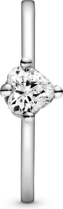 Image du produit Pandora Clear Heart Solitaire Ring (58, Argent 925)