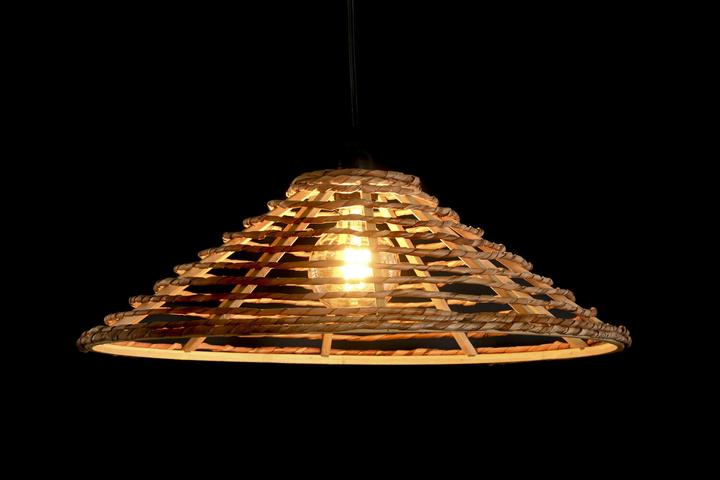 Actual product image DKD Home Decor Ceiling Light Brown Metal 50 W Urban 220 V 57 x 57 x 19 cm 57 x 57 x 22 cm