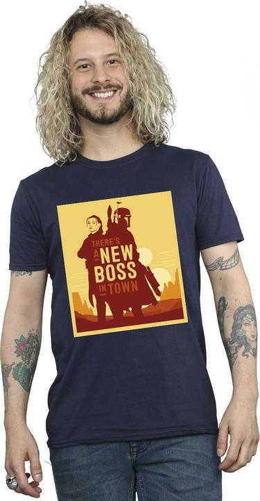Produktbild Star Wars The Book Of Boba Fett New Boss Sun Silhouette TShirt (XL)