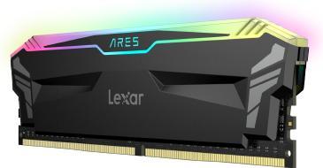 Actual product image Lexar Ares DDR4 CL18 Black UDIMM KIT (2 x 8GB, 3600 MHz, DDR4-RAM, U-DIMM)