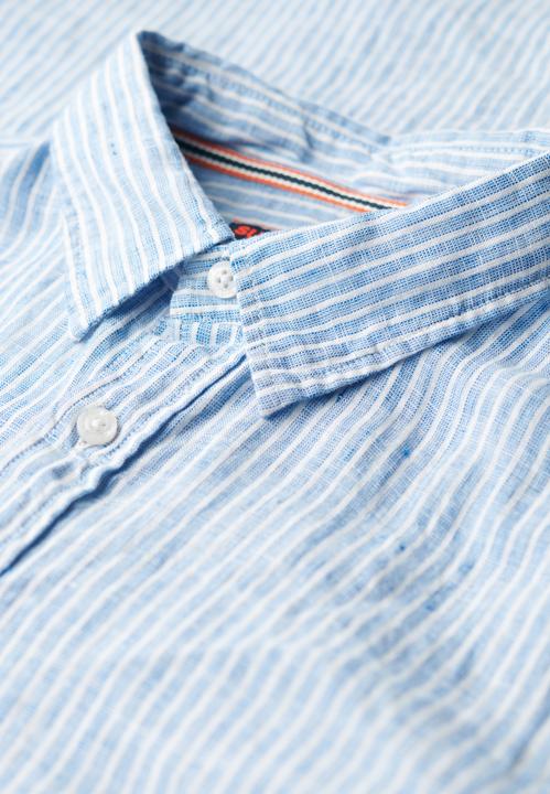 Image du produit Superdry VACATION L/S LINEN SHIRT Heren Overhemd (S)