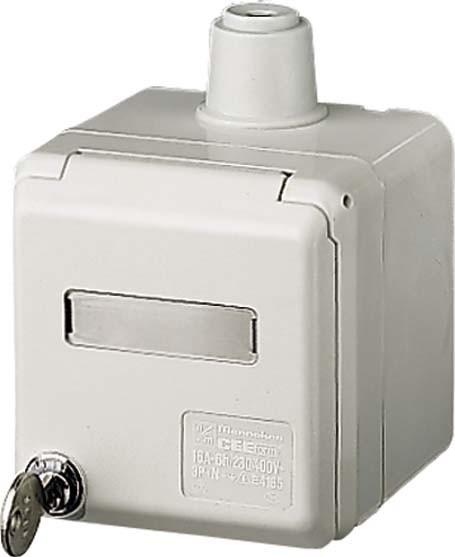 Mennekes MEN 4976 16A2P+E 230V SCHUKO wall socket Cepex IP44