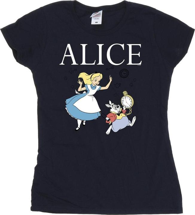 Disney Alice In Wonderland Follow The Rabbit TShirt (XXL)