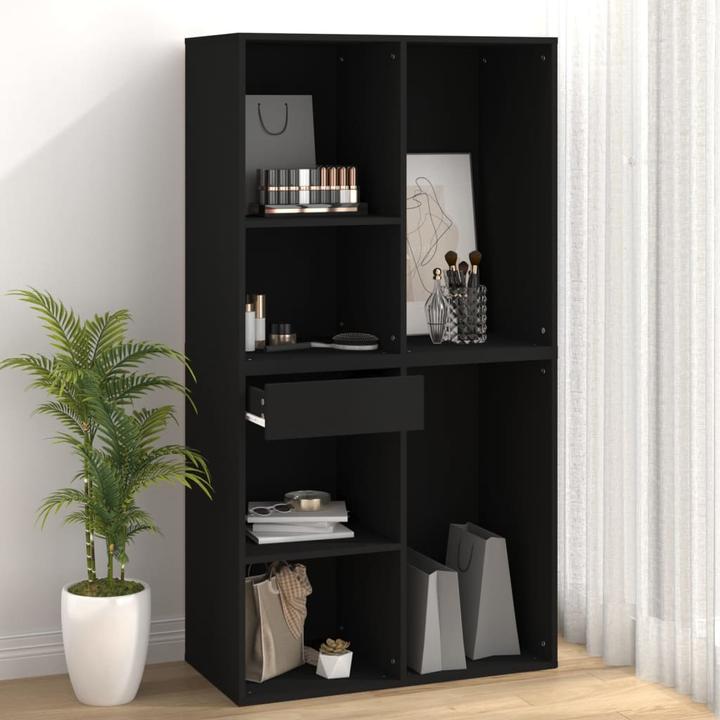Image du produit VidaXL Kosmetikschrank Schwarz 80x40x75 cm Holzwerkstoff (80 x 40 x 75 cm)