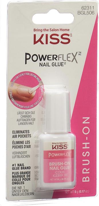 Produktbild KISS PowerFlex Brush-On (Kunstnägel, Clear)