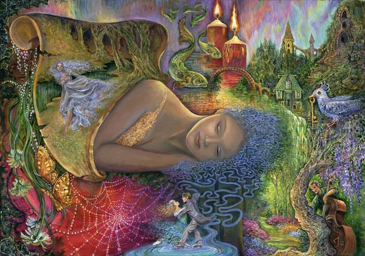 Image du produit Grafika Puzzle 1000 pieces Josephine Wall - Dreaming in Color (1000 pièces)