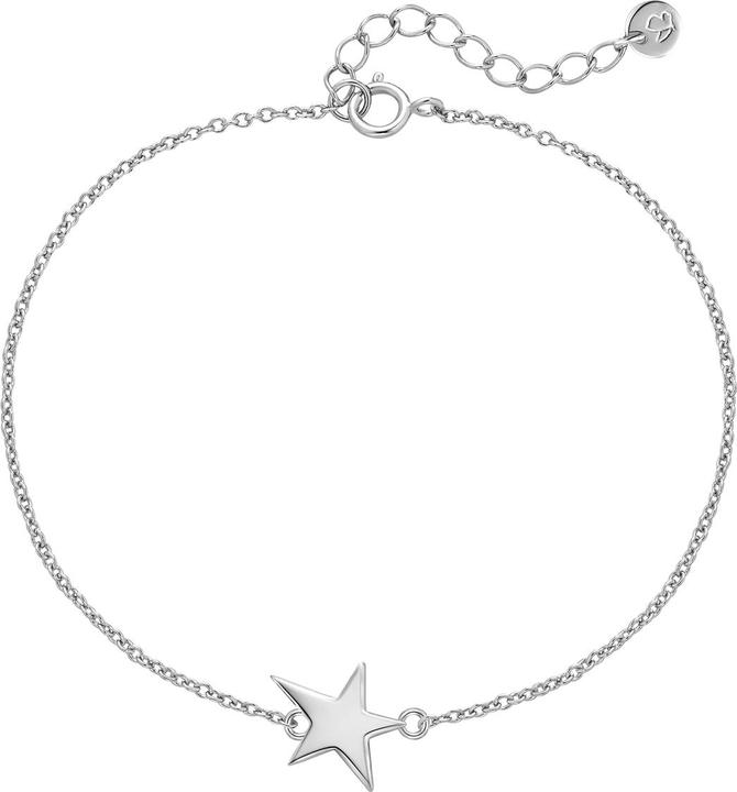 Glanzstücke München Damen Armband Stern Sterling Silber - 34524 (17 cm, Sterling Silber)