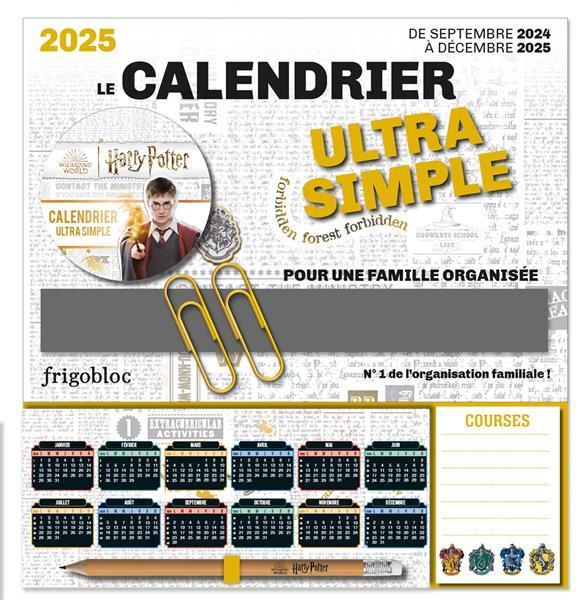 Immagine prodotto Il calendario ultra semplice per una famiglia organizzata 2025 (Copertina rigida, Francese)