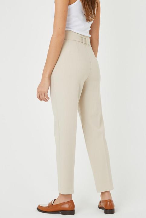 Image du produit La Redoute Collections Pantalon tube avec ceinture (42)