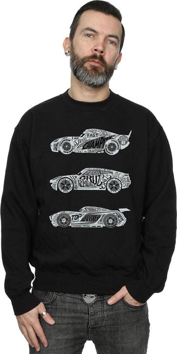 Produktbild Disney Cars Text Racers Sweatshirt (L)