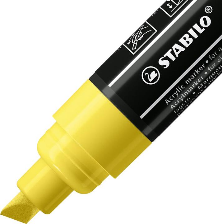 Actual product image STABILO Acrylic marker Free Acrylic T800C Seasi 5-case (Light green, Lilac, Rose, Yellow, Light blue, 10 mm, 5 x)