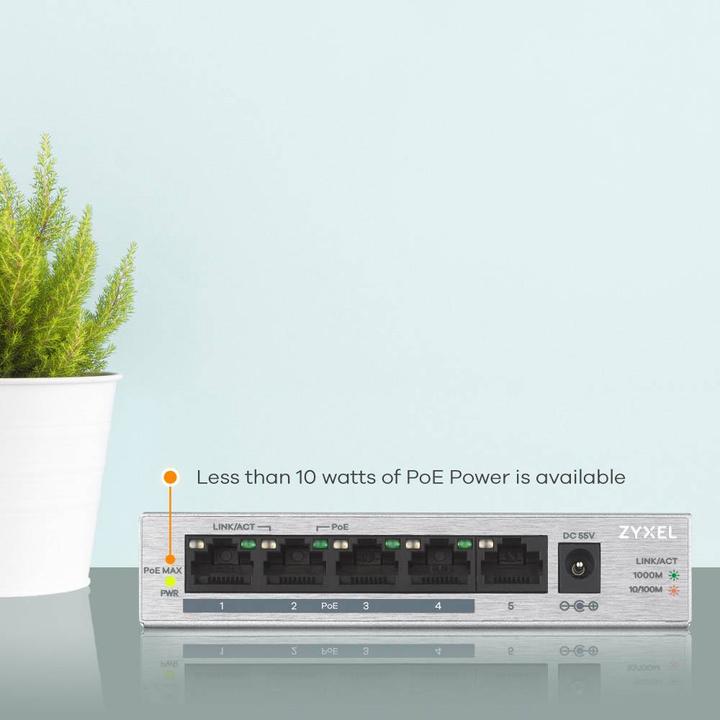 Produktbild Zyxel GS1005HP (5 Ports)
