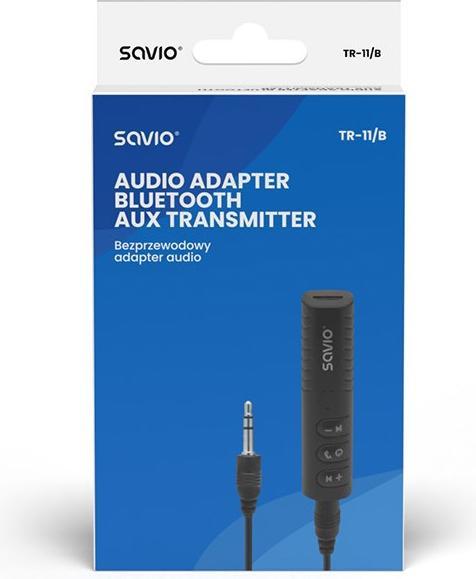 Image du produit Savio BT Adaptateur Bluetooth 3,5 mm est (Transmetteur)