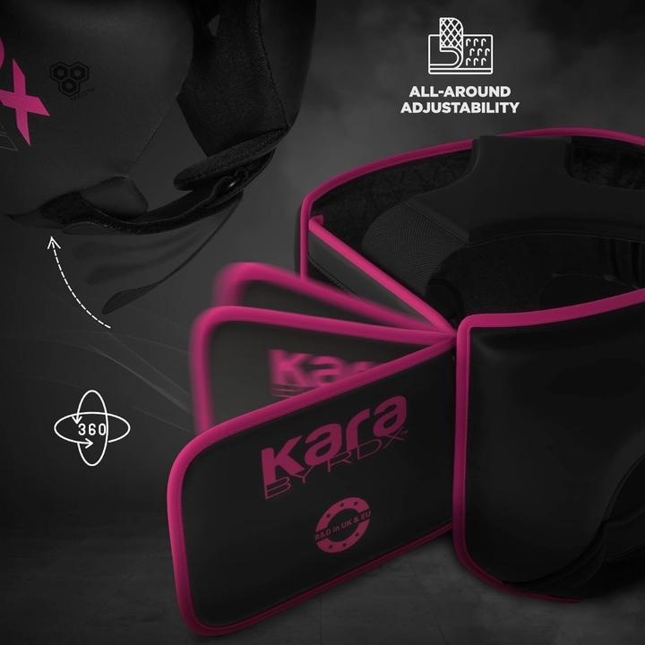 Actual product image Rdx Head Guard F6 Matte Pink-XL (XL)
