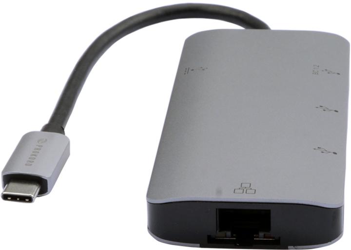 Actual product image Prokord USB 3.1 HUB 3-PORT + RJ45 (USB-C)