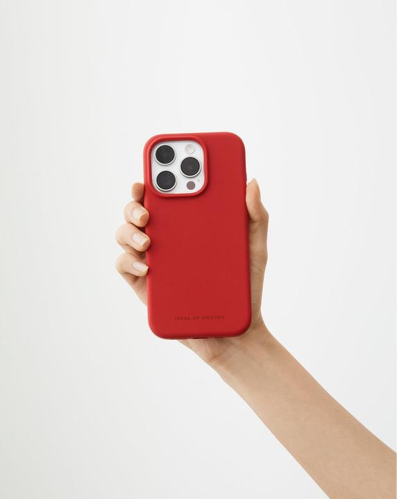 Image du produit iDeal Of Sweden Designer Magsafe Silicone Cover Red (Apple iPhone 14 Pro)