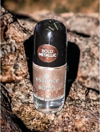 Produktbild essence satin CHROME nail polish (Robotic Rose, Farblack)