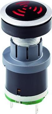 Actual product image Schlegel RRJNSGL+SGILR-24V Illuminated acoustic signaling device, silver colour Type