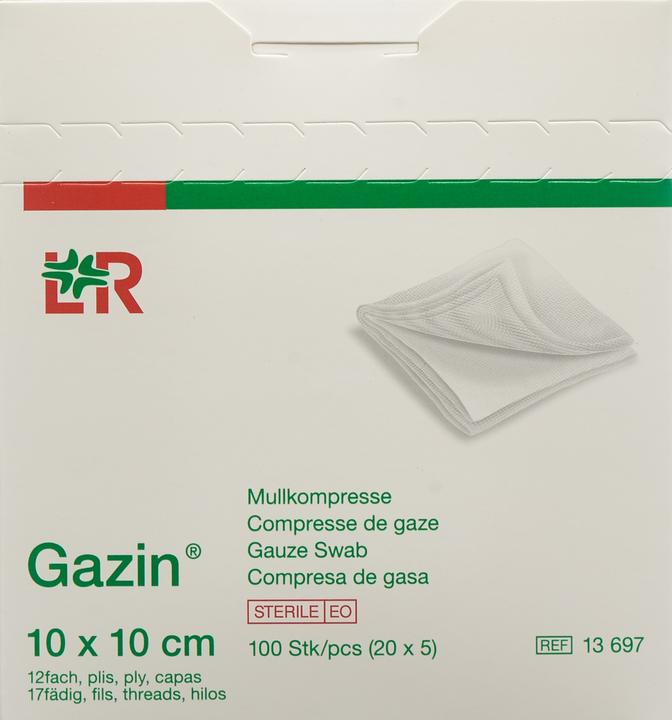 Immagine prodotto Gazin Mullkompress Set 10x10cm 12-fach steril