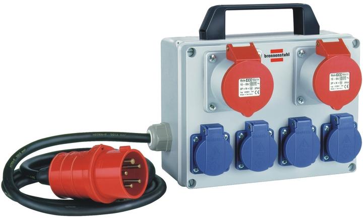 Actual product image Brennenstuhl Compact mini distributor BKV 2/4 T IP44 11536 (4 x, CEE)