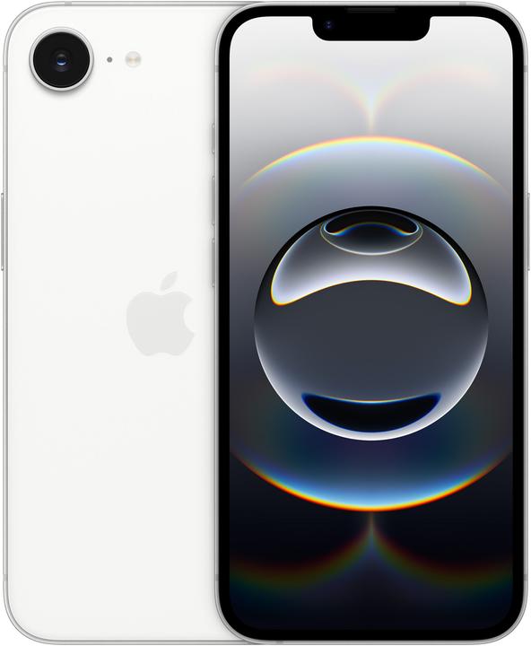 Produktbild Apple iPhone 16e (512 GB, White, 6.10", Dual SIM, 48 Mpx, 5G)