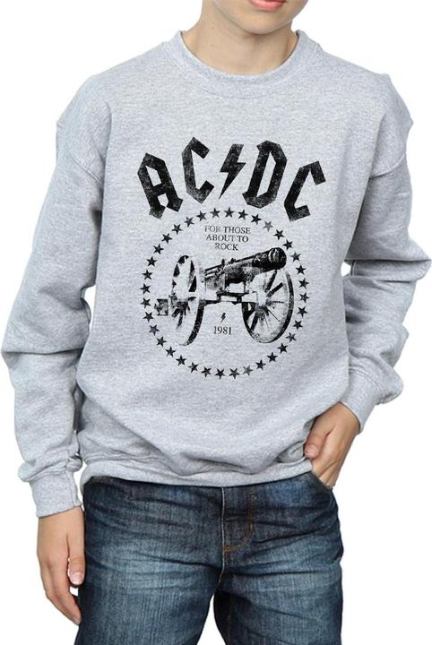Image du produit AC/DC - Sweat WE SALUTE YOU CANNON - Garçon (152, 158)