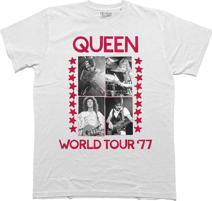 Actual product image Queen Unisex Adult World Tour '77 T-Shirt (S)